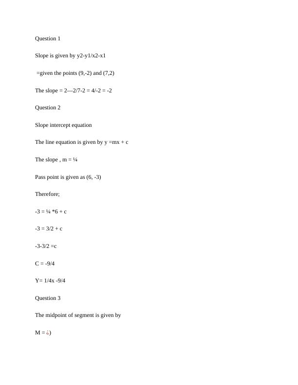 Mathematics Problems with Solutions | Desklib_2