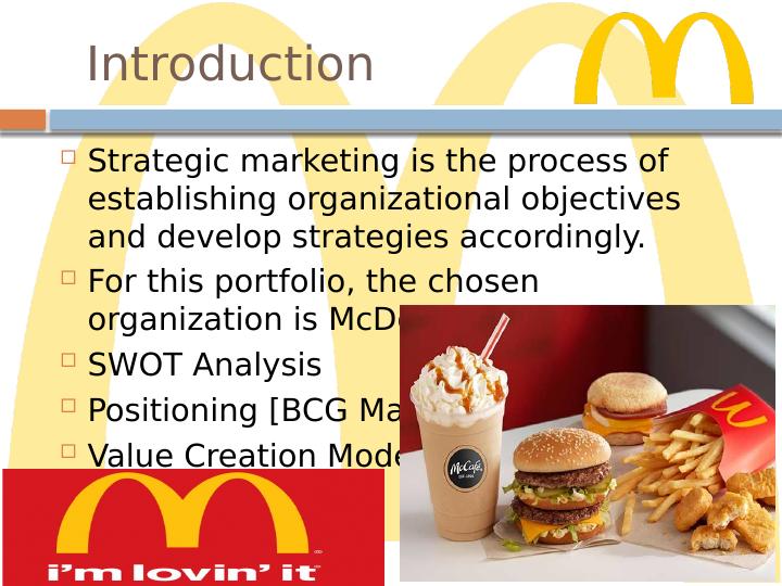 Strategic Marketing Analysis of McDonalds_2