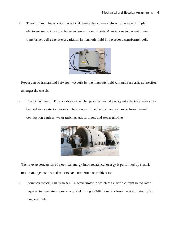 Mechanical and Electrical Assignments_4