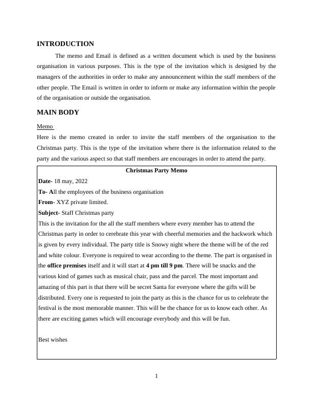 Memo and Email A Guide to Writing Effective Business Communication