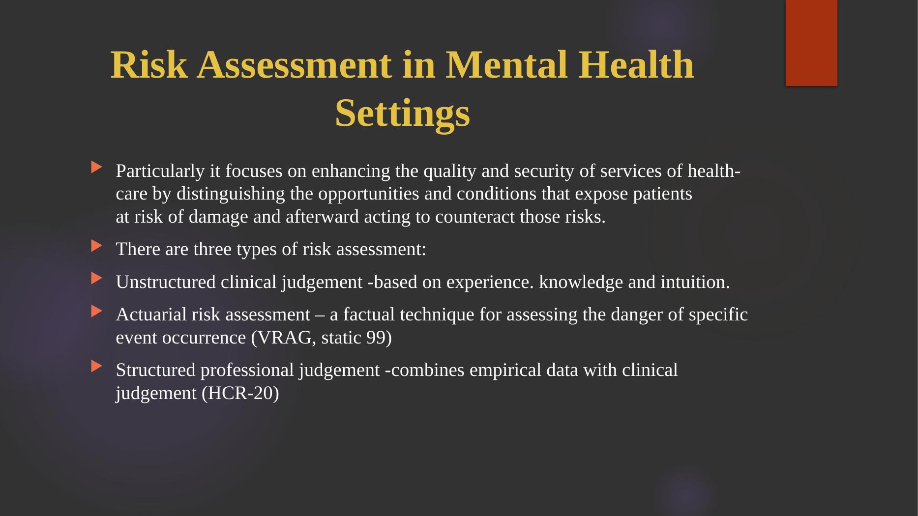 risk-assessment-in-mental-health-settings-desklib