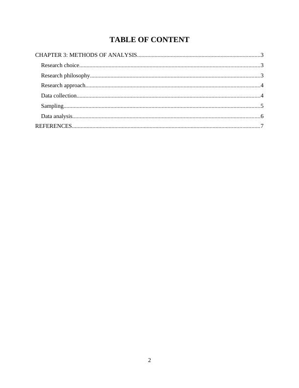 Methods of Analysis for Research: Research Choice, Philosophy, Approach ...