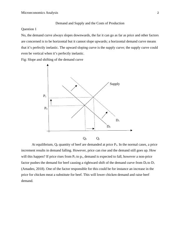 Microeconomics Analysis: Demand and Supply and the Costs of Production_2