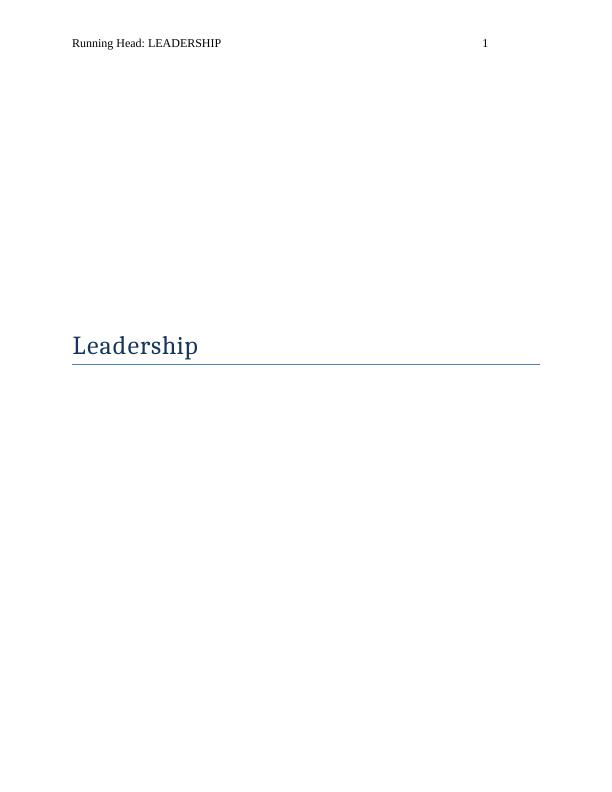 Critical Analysis of Leadership Articles: Millennials and Mindfulness_1