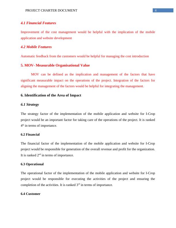 Project Charter Document for Development of Mobile Application and Website for Globex-I Crop Project_5