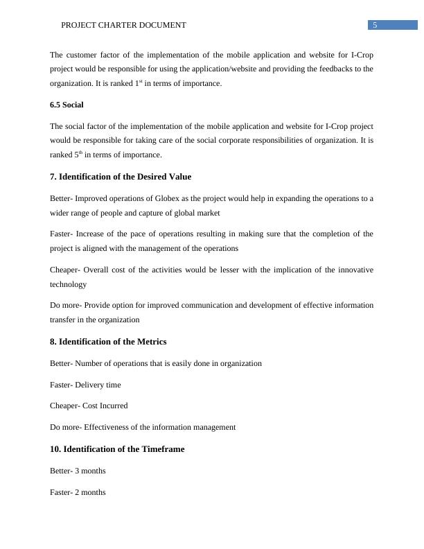 Project Charter Document for Development of Mobile Application and Website for Globex-I Crop Project_6