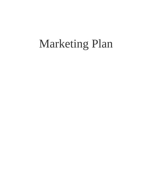 Comprehensive Marketing Plan Guide for Morrison Including Detailed STP ...