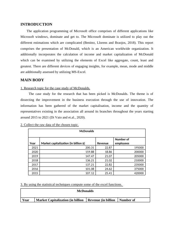 ms-excel-for-statistical-analysis-of-mcdonald-s-performance