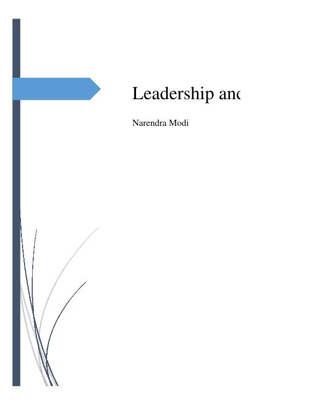 Leadership and Governance: A Study of Narendra Modi's Leadership Styles_1