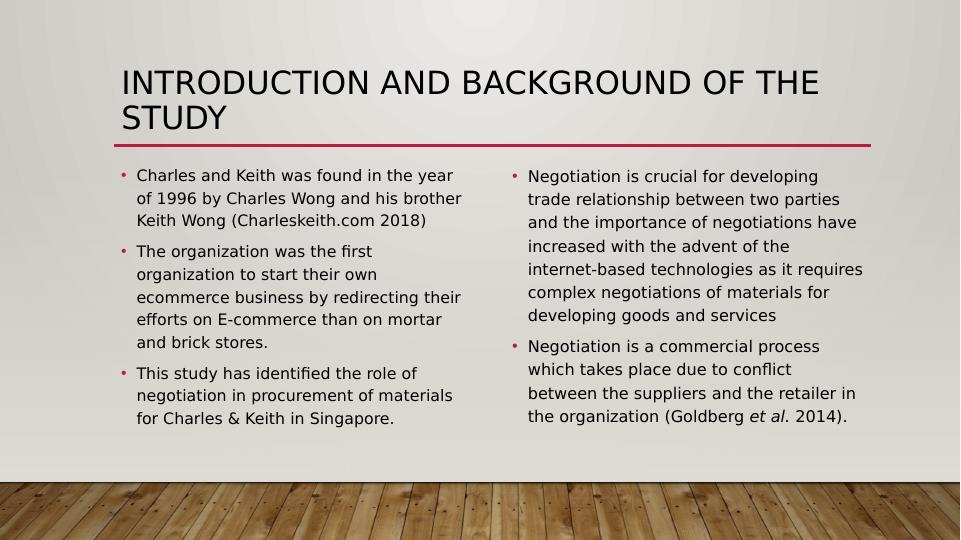 Charles keith discount process