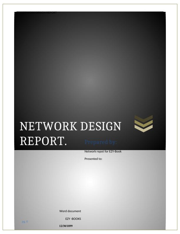 Network Design Report for EZY-Book_1