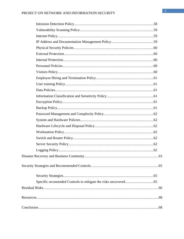 Project on Network and Information Security Desklib