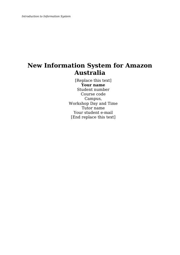 New Information System for Amazon Australia_1
