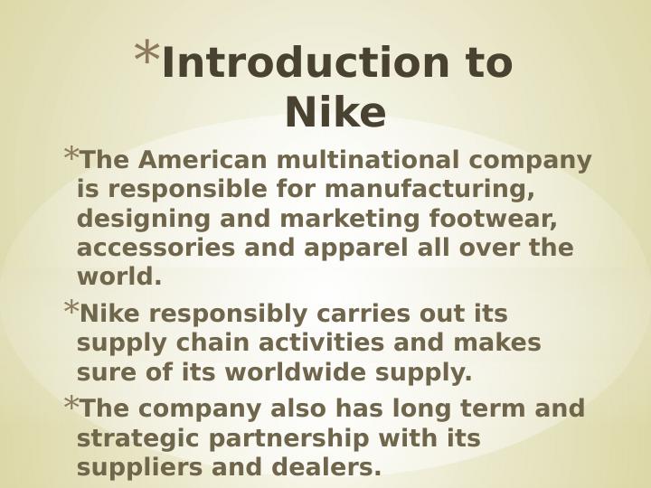 Procurement and Supply Chain Management: A Case Study of Nike_4
