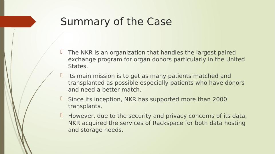 National Kidney Registry's Data Hosting and Infrastructure Outsourcing to Rackspace_2