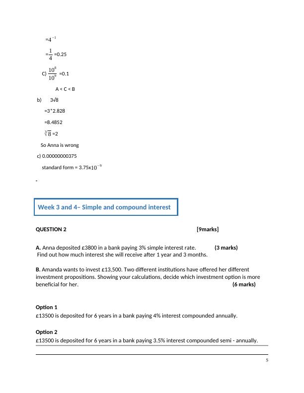 Numeracy 2 (MAII3007) Coursework Portfolio_5