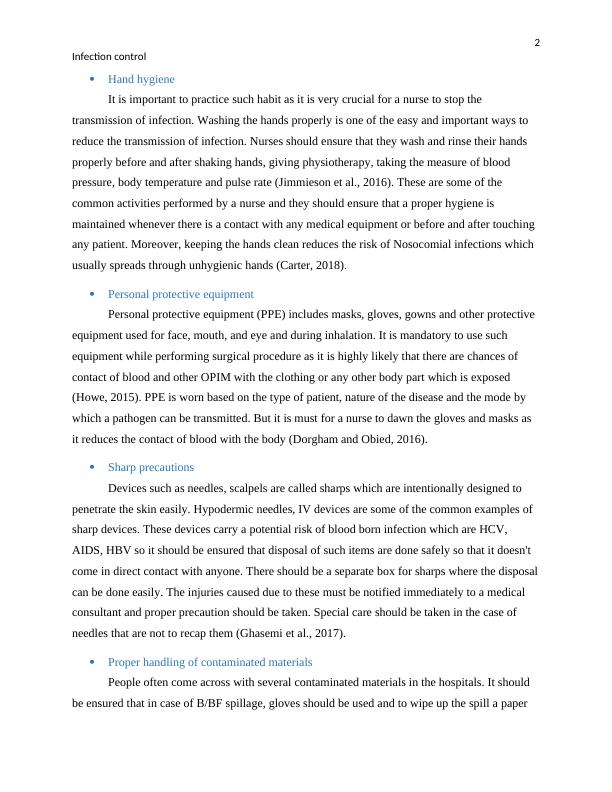 case study on infection control nurse