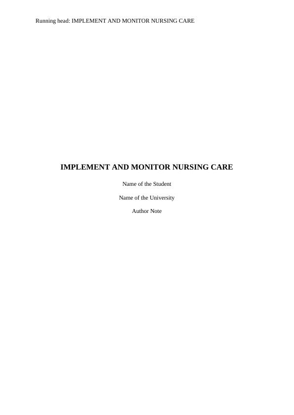 nursing research acute care setting