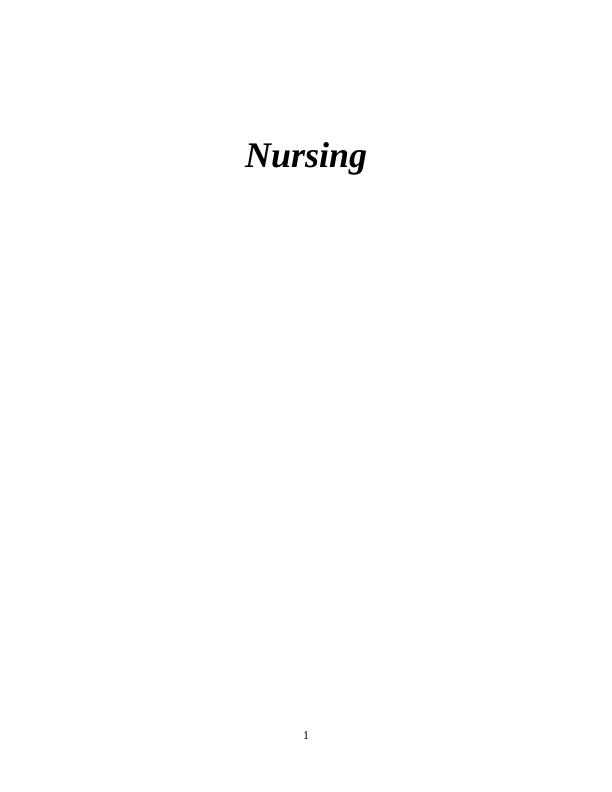 Impact of Nurses’ Attitude and Knowledge on Pain Assessment with ...