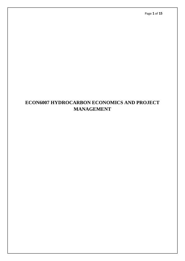 Analysis of Woodside Petroleum, British Petroleum, and ExxonMobil in the Oil and Gas Industry_1