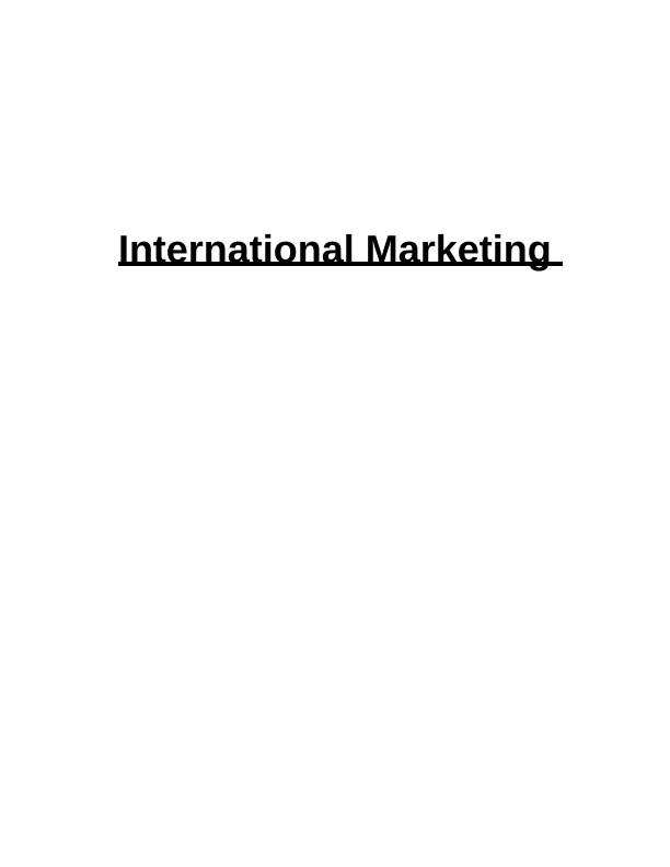 International Marketing: Market Entry Strategy for Oliver Bonas in India_1