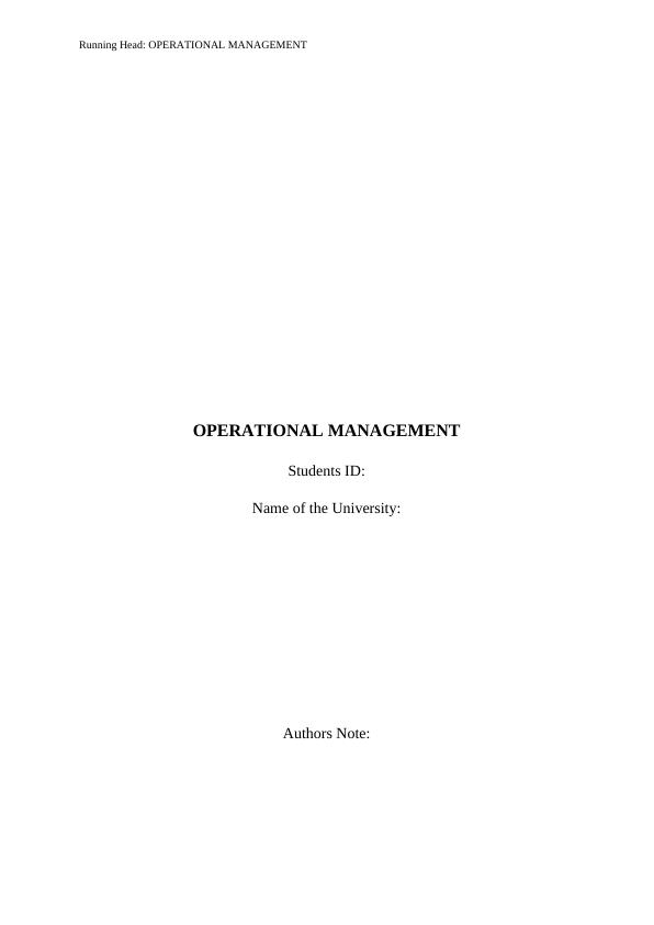 Operational Management of Toyota: Key Performance Indicators and Total ...