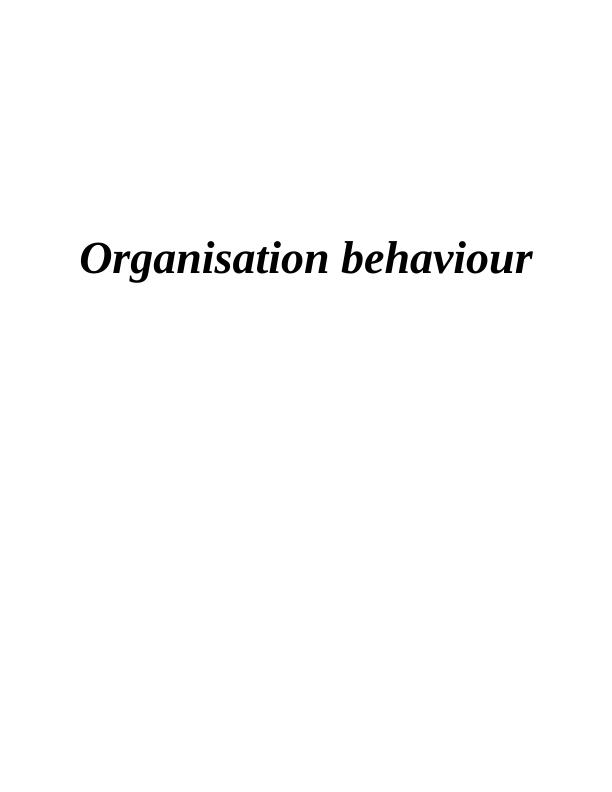 Organisational Behaviour in Boots: Culture, Power, Motivation and Team Building_1