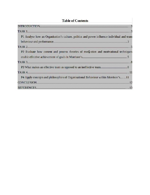 organisational-behaviour-and-motivation-in-morrison-s-desklib