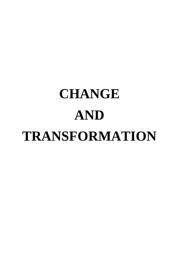 a case study in organizational change implications for theory