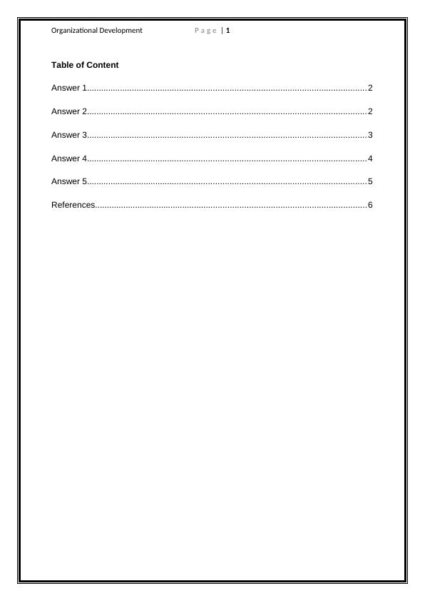 Organizational Development: Policy Development, Cycle Process ...