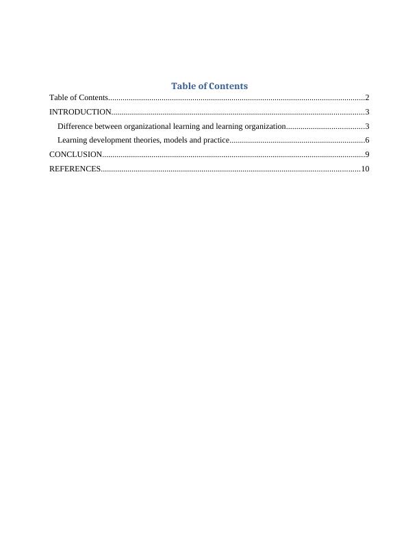 Organizational Learning and Development Theories, Models and Practice ...