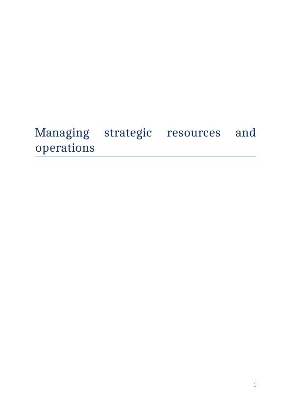Managing Strategic Operations Resources in Origin Energy Limited_1