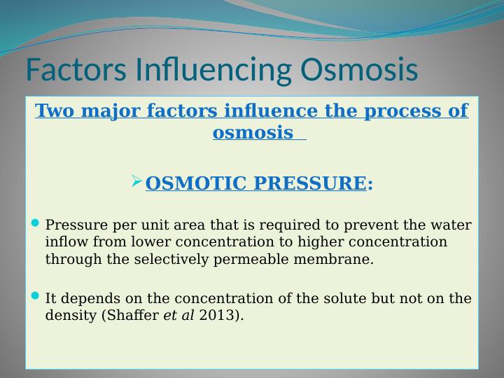 Introduction To Osmosis: Mechanism, Factors, Types, And Applications