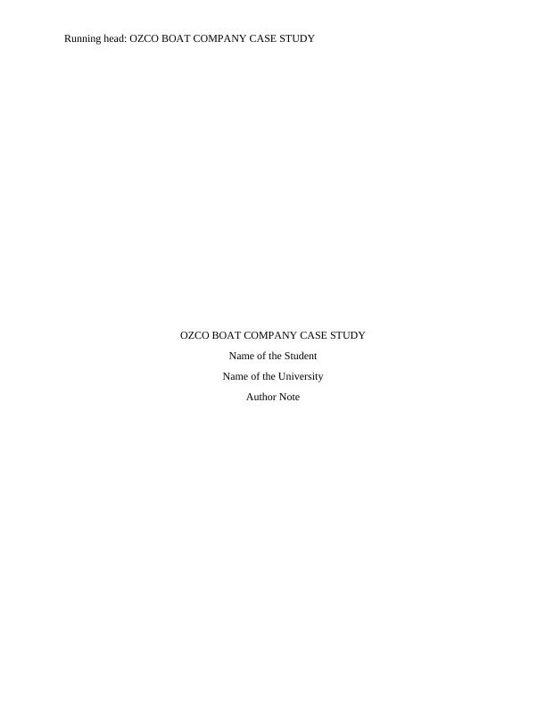 case study of boat company pdf