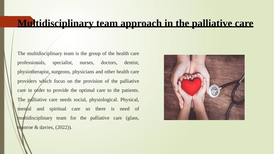 Palliative Care: Multidisciplinary Team Approach and National Standards_4