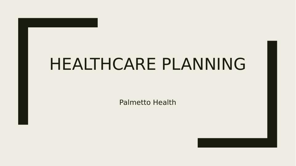 Palmetto Health Concepts, Competitor Analysis, Quality of Services