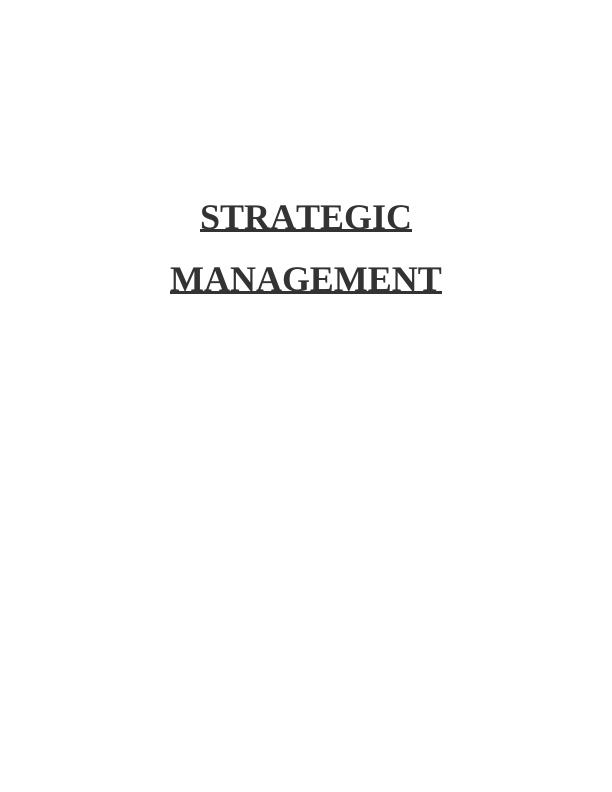 Strategic Management of Park Towers Supermarket_1