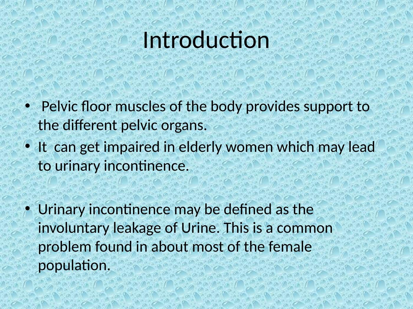 pelvic-floor-dysfunction-and-urinary-incontinence-desklib