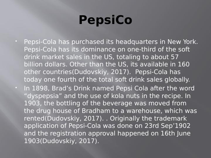 Marketing Mix Strategies of PepsiCo: Pepsi Cola_4