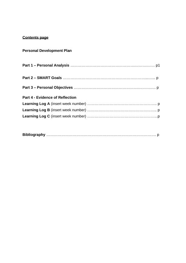 Personal Development Plan for Desklib - Smart Goal Setting, SWOT ...