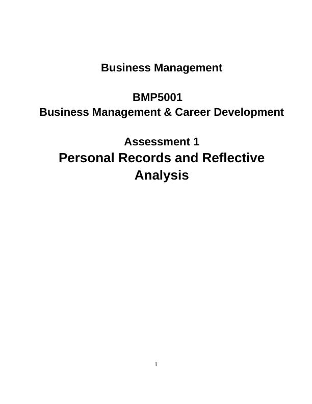 personal-records-and-reflective-analysis-for-business-management