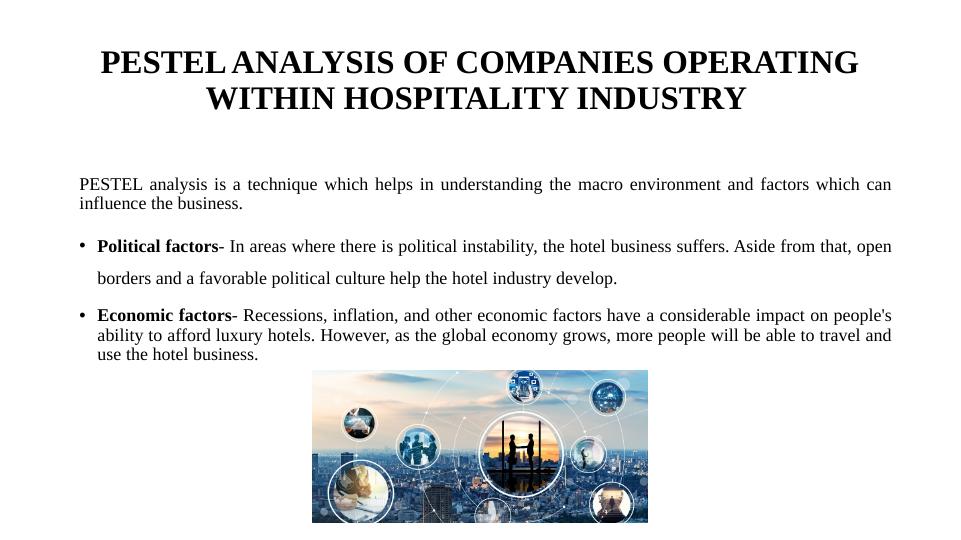 PESTEL and SWOT Analysis of Hospitality Industry | Desklib_4