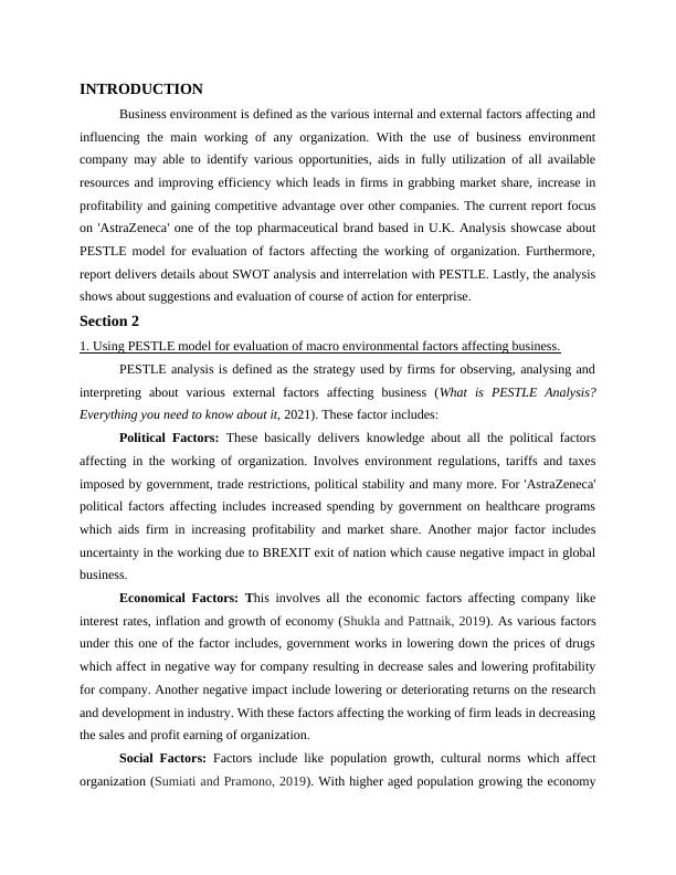 PESTLE and SWOT Analysis of AstraZeneca: Evaluating Macro Environmental ...