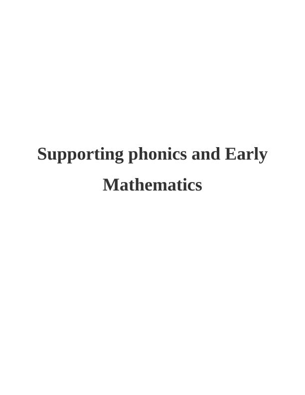 Supporting Phonics and Early Mathematics_1