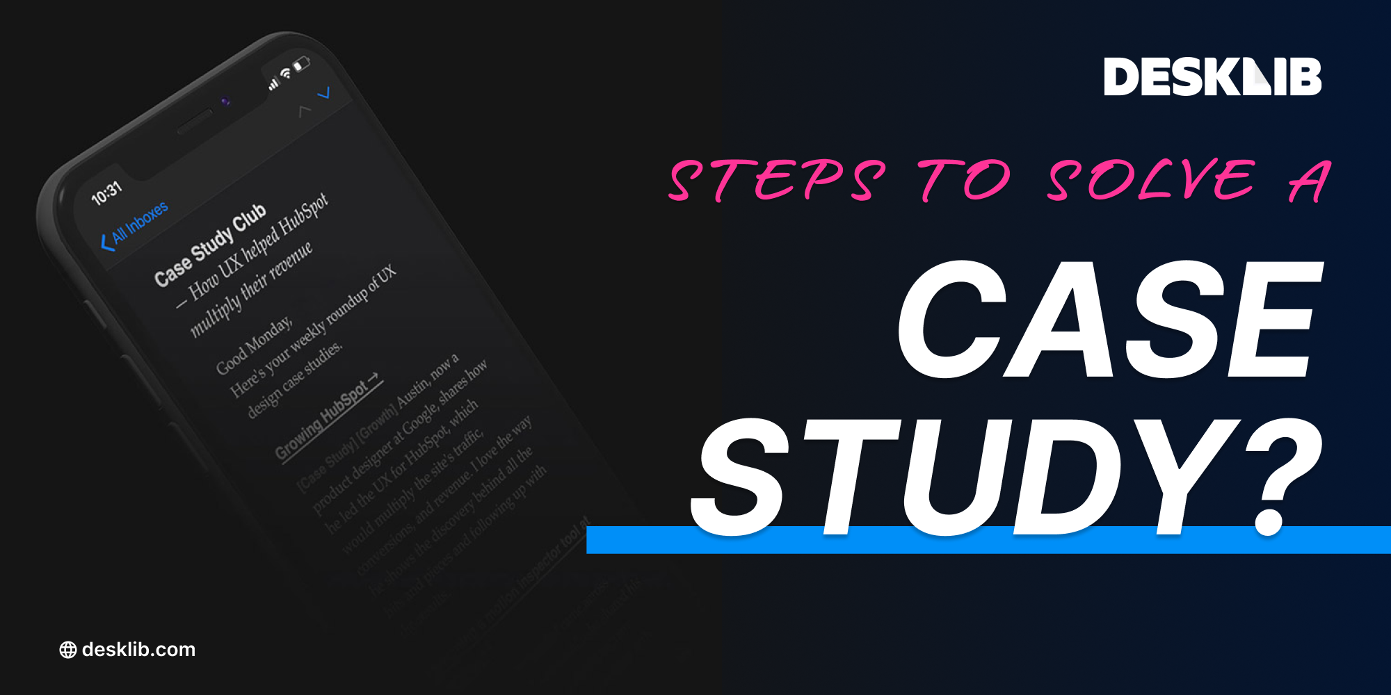 what is case study and how to solve it