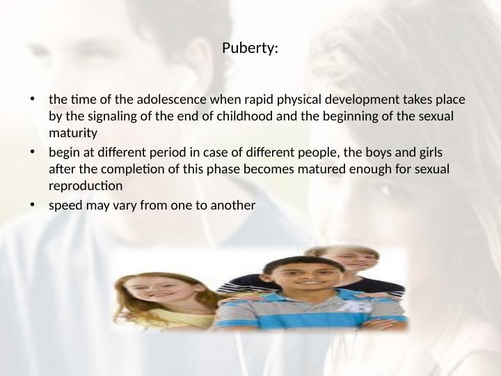 Physical Development of Children from 12 to 18 Years: Puberty, Growth Spurt, Menstruation, and Body Image_3