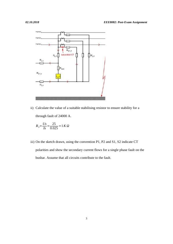 EEE8082: Post-Exam Assignment on Electrical Power_3