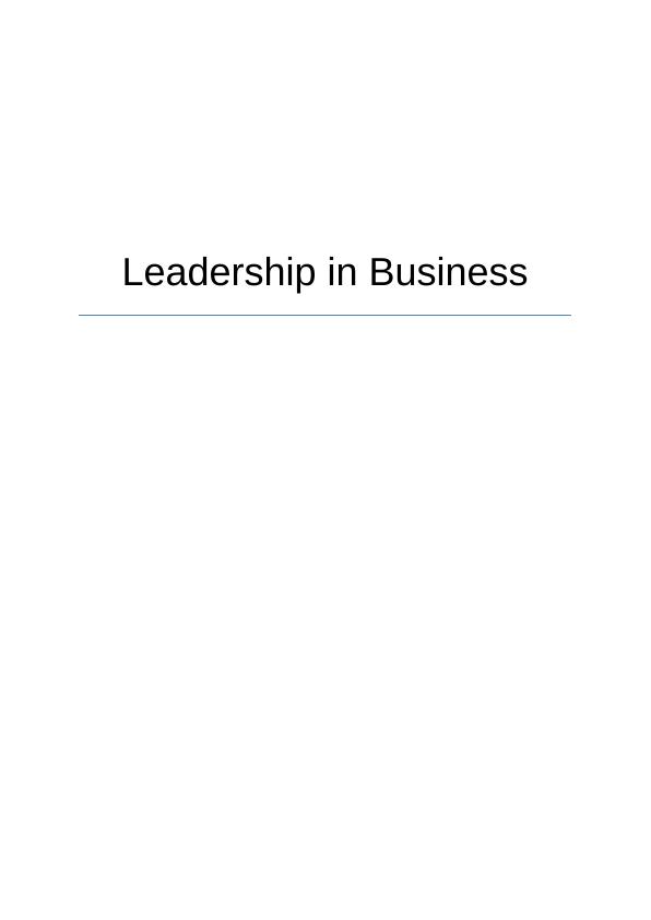 leadership case study tesco