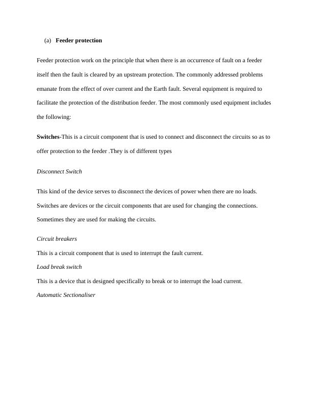 Power Protection Feeder Protection, Condition Monitoring, Safety