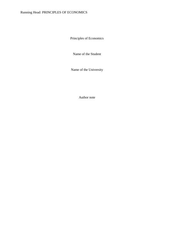 Principles of Economics: Monetary Policy, Money Market, and Economic Relations of Australia_1